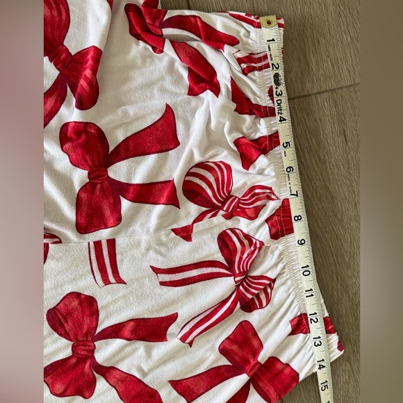 In My Sundays Mallory Ervin Christmas Heirloom Bows Like New Pajamas RARE FIND - Picture 6 of 12